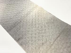 菱模様織出し夏用名古屋帯